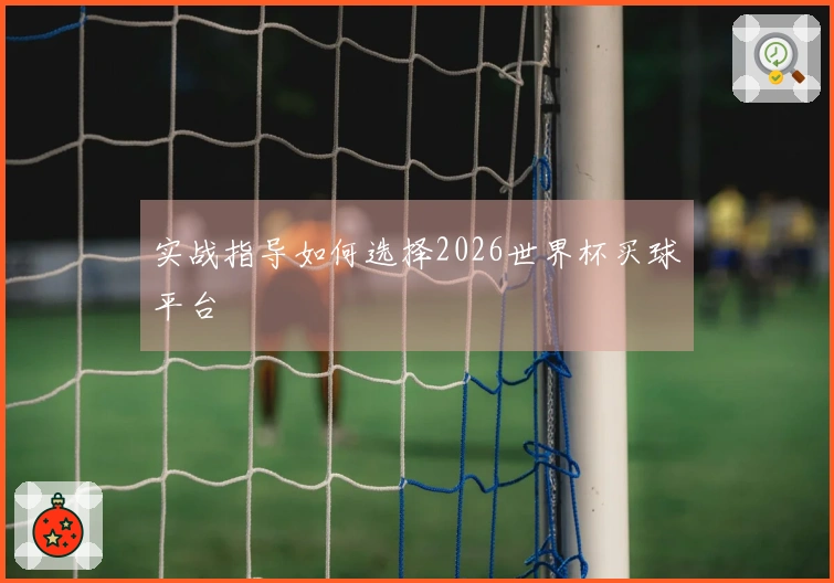实战指导如何选择2026世界杯买球平台