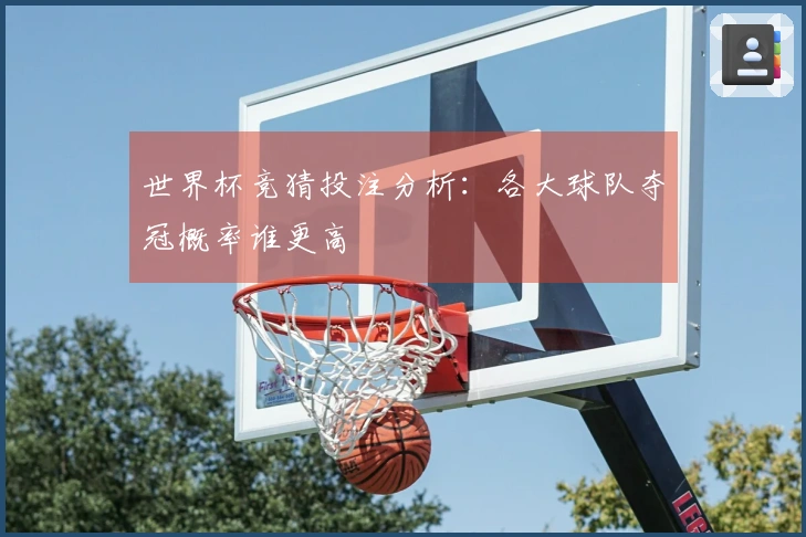 世界杯竞猜投注分析：各大球队夺冠概率谁更高